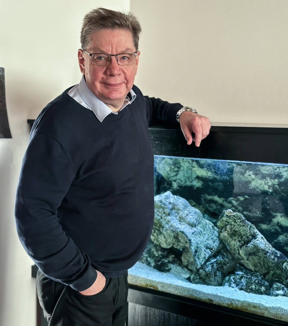 Manfred Dietz hat das Cichliden-Forum im Jahr 2020 übernommen und kümmert sich in Werners Sinne um das Board. Foto: Manfred Dietz