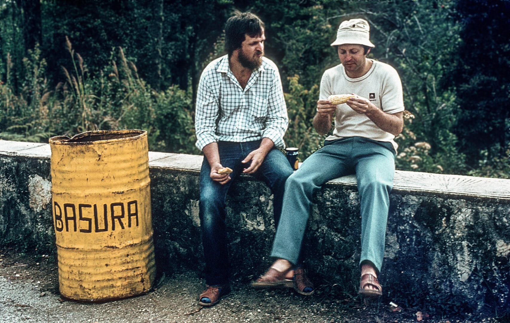 1983 mit seinem Freund Uwe Werner auf Fangreise in Mexiko. Foto: privat