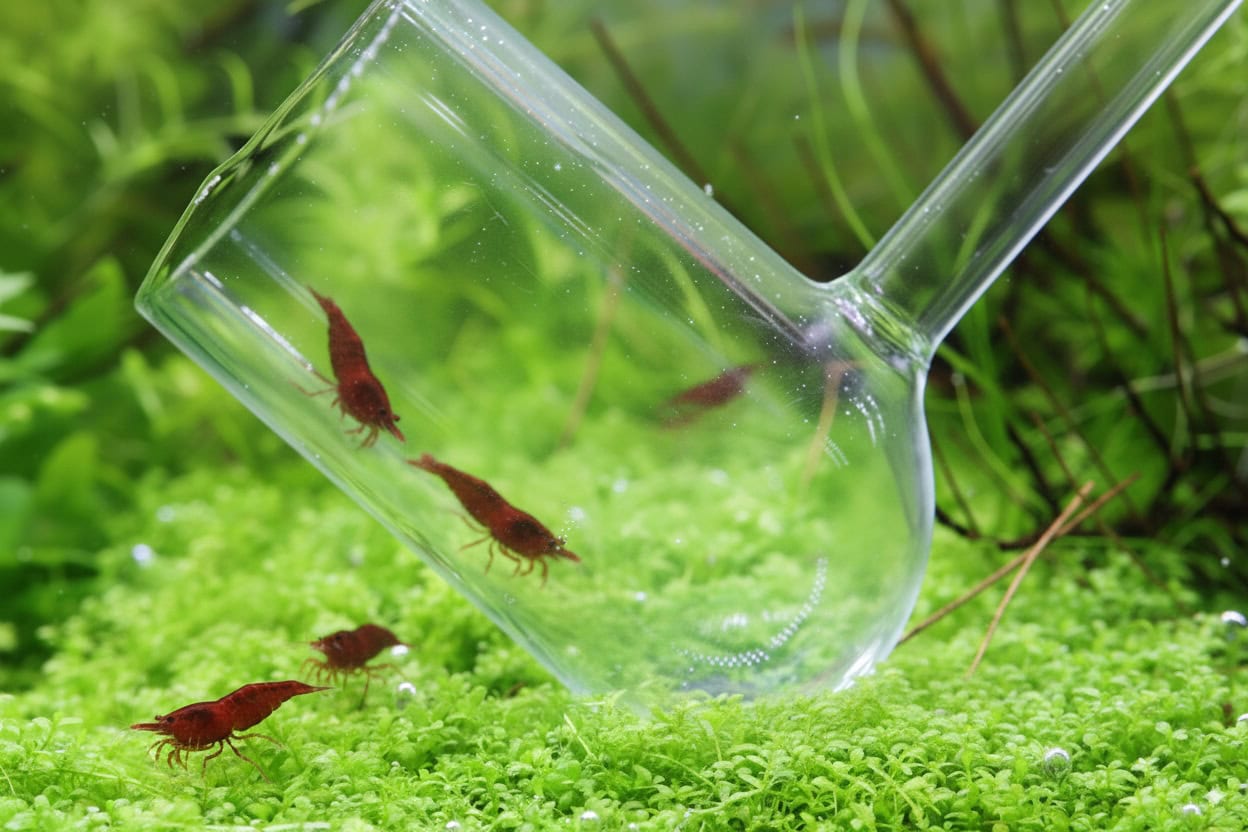 CAR2025 04 S3 Garnelenzucht Selektionszucht 02 1 Eine Selektierpfeife ist ein schonendes Mittel zum Garnelenfang. Bild: NatureHolic