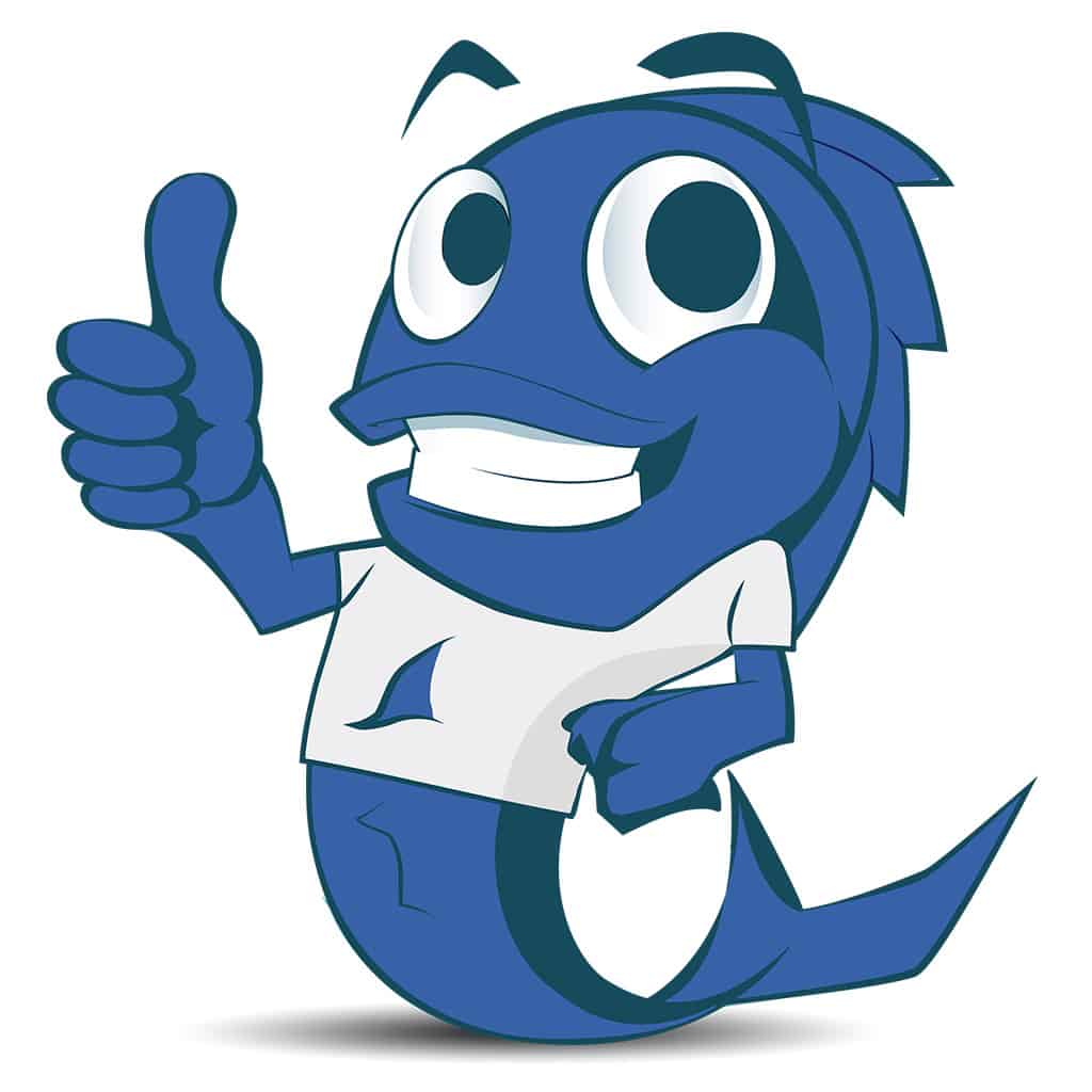 Mr. Fishy, das Maskottchen des Kids-Bereichs