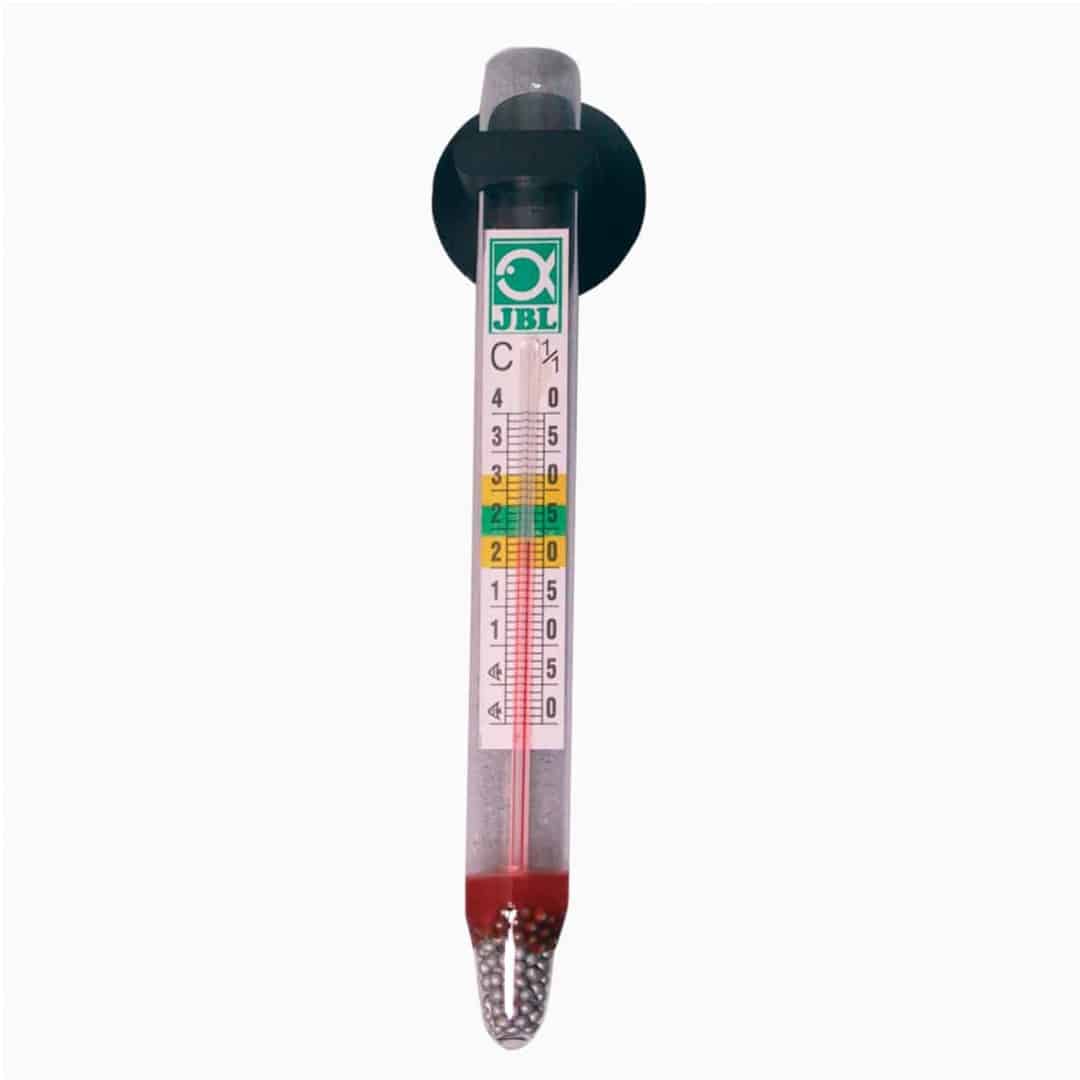 Aquarienthermometer mit Saugnapf und Temperaturskala