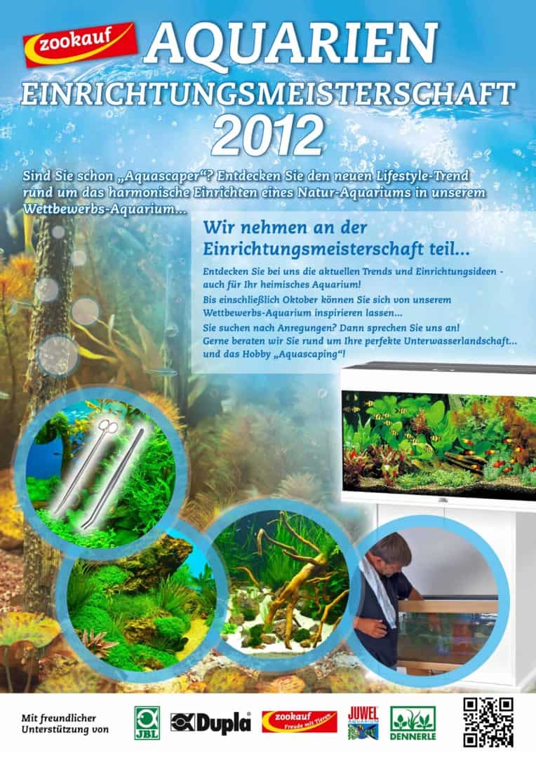 zookauf Aquarien-Einrichtungsmeisterschaft 2012: Maßnahme zur Förderung der Aquaristik