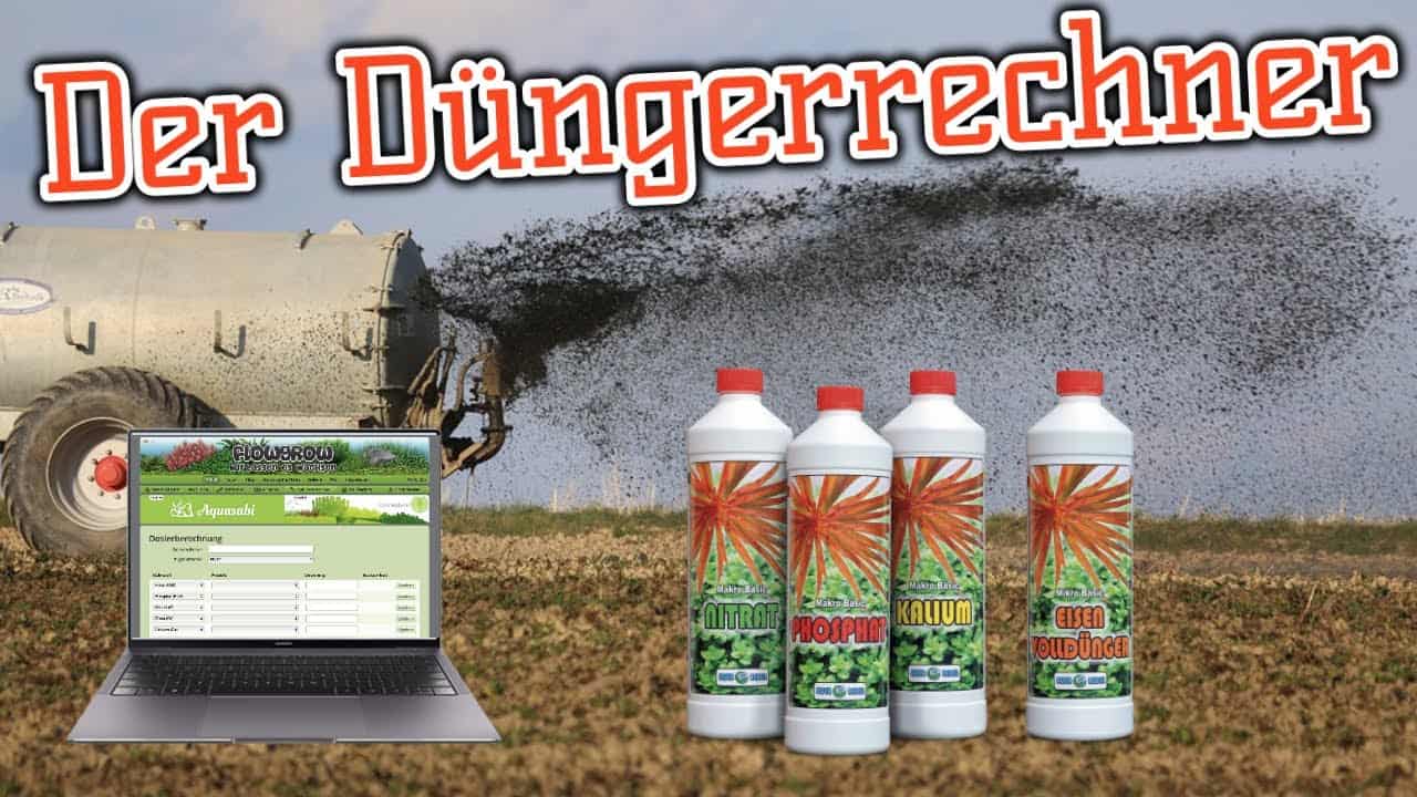 AQUaddicted! – Video Tipp: Wieviel Dünger braucht dein Aquarium? Düngerechner erklärt.
