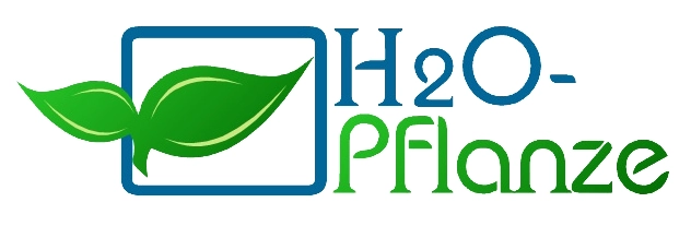 h2o pflanze Logo abgerundete ecken stark