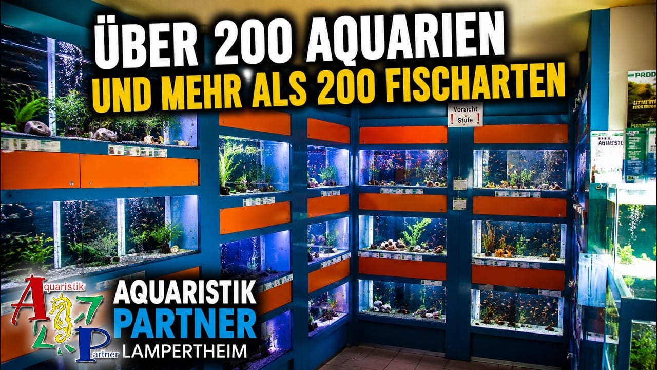 Über 200 AQUARIEN und mehr als 200 FISCHARTEN