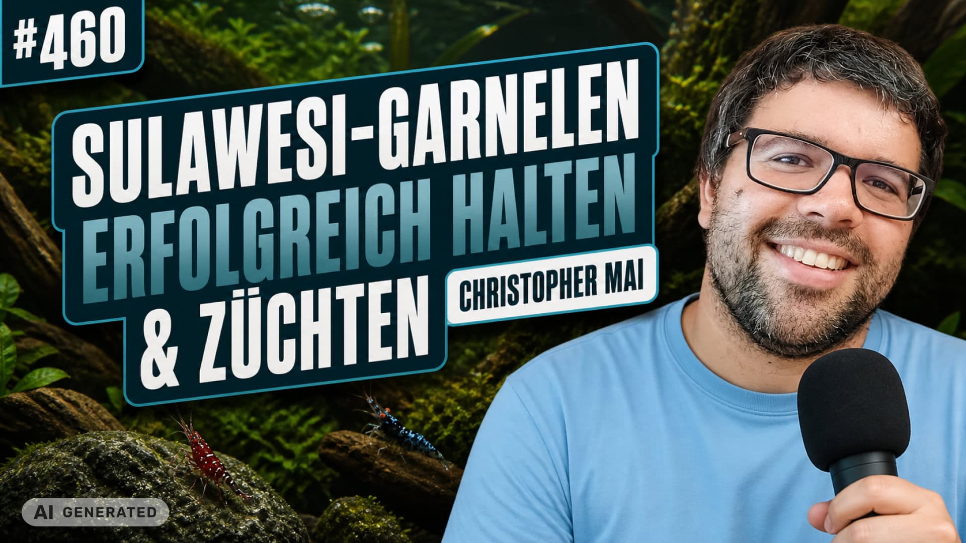 460: Sulawesi-Garnelen erfolgreich halten & züchten – Das 100-Minuten-Praxis-Kompendium von Wasserwerten bis Arterhalt (Christopher Mai)