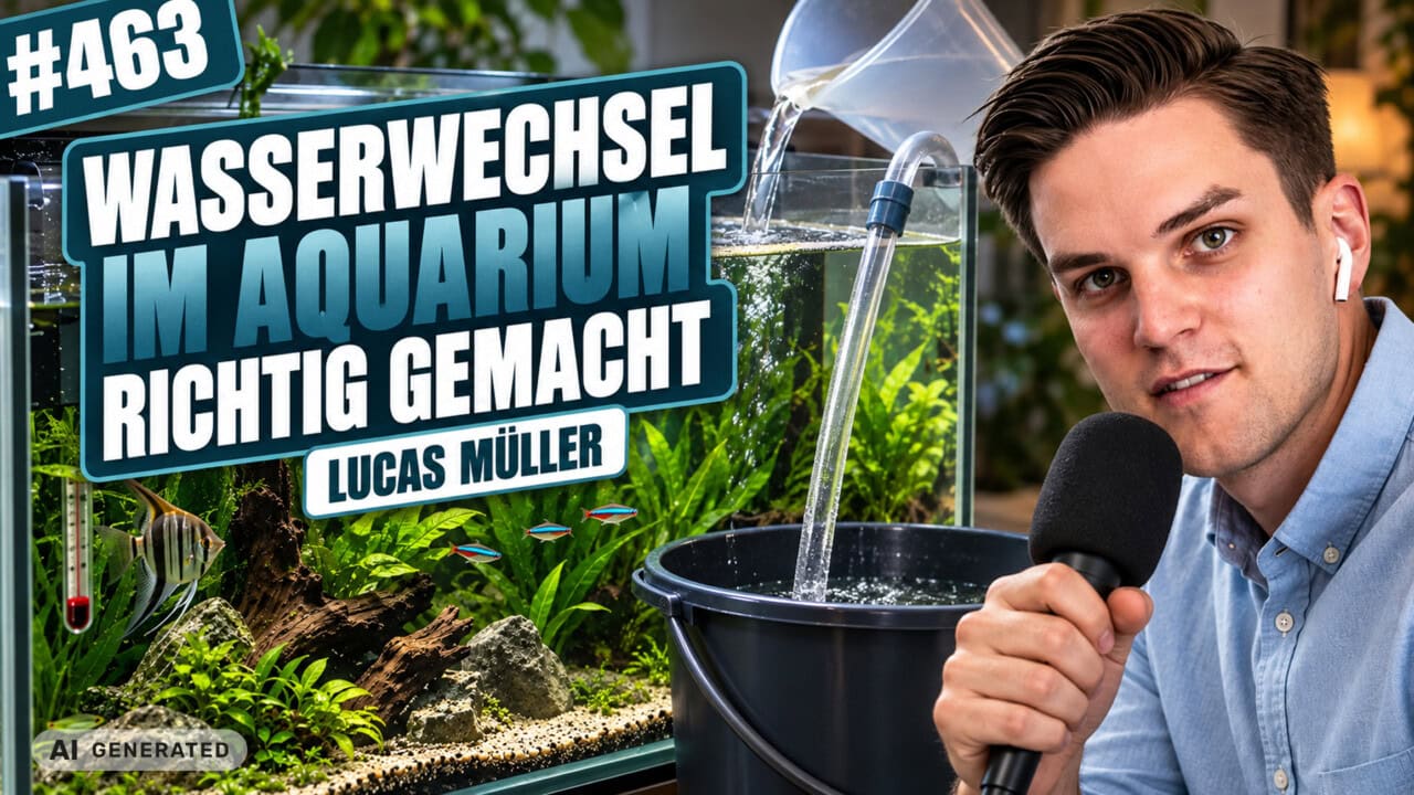 463: Wasserwechsel im Aquarium - Wie oft, wie viel und welche Fehler du vermeidest (Lucas Müller)
