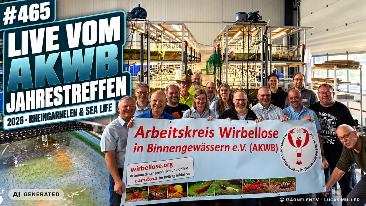 465: Live vom AKWB-Jahrestreffen 2026 - Zu Besuch bei Rheingarnelen und im SeaLife Oberhausen
